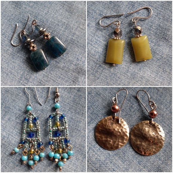 4 pairs BOHO earrings